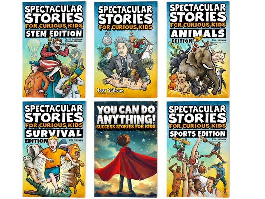 2 Sets of the 6 Book Set of Spectacular Stories (12 Books) ($42.45 per set) additional 15% Discount! + Free Shipping